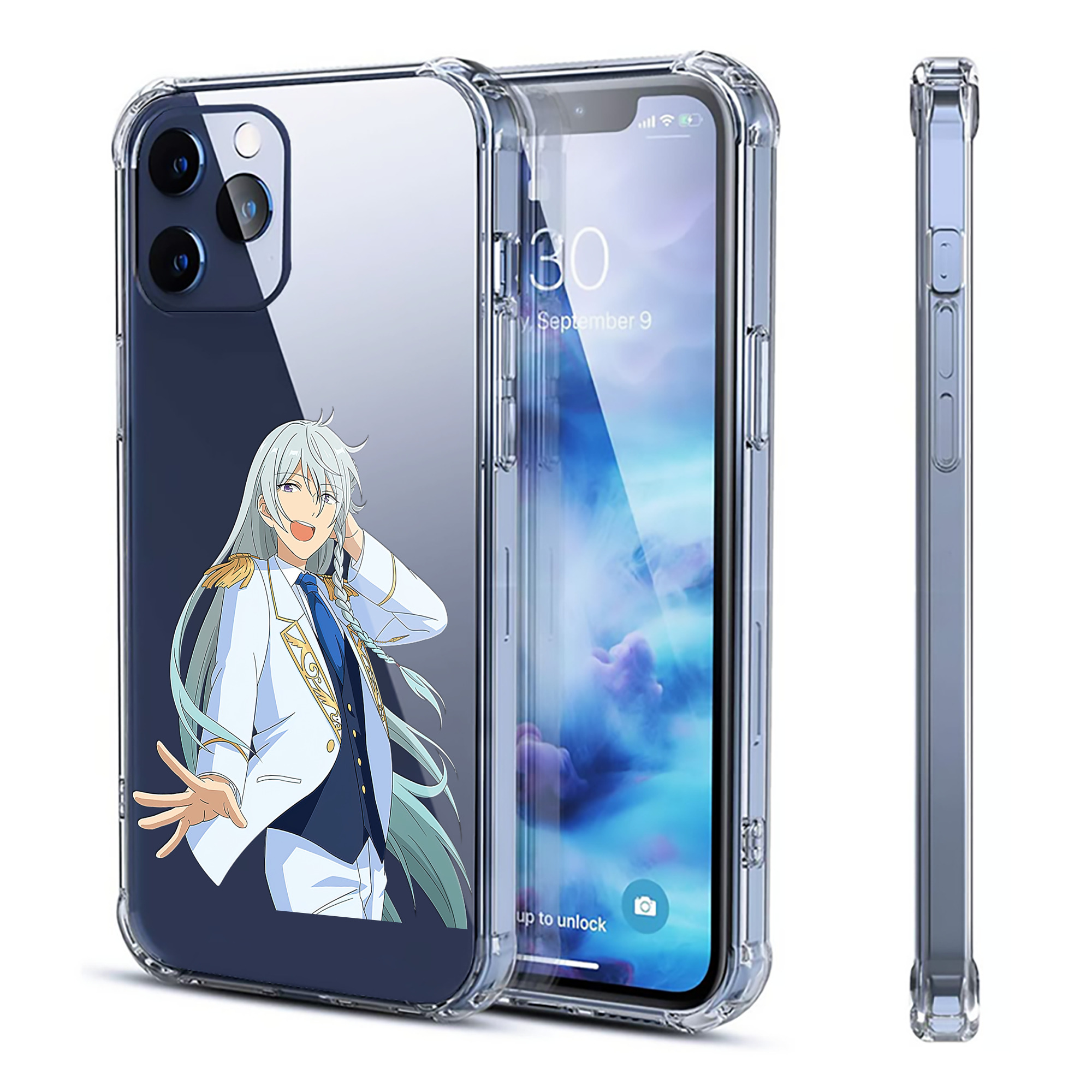 （画像用） あんさんぶるスターズ! Ensemble Stars 【iPhone 12シリーズ対応】透明スマホケース（クリアソフトケース）